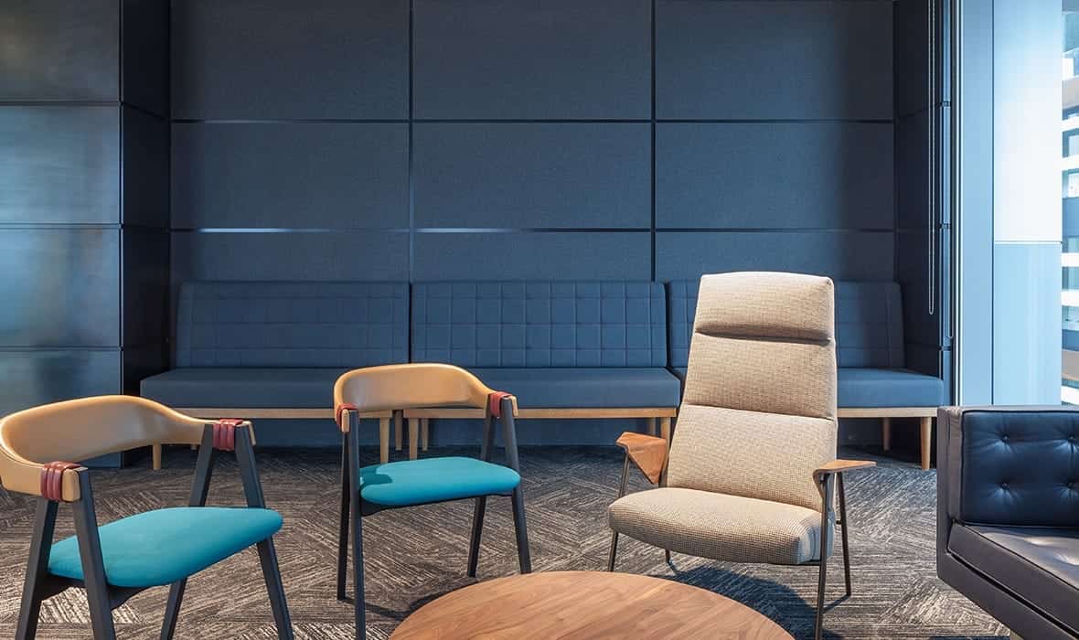 Autex Cube modular acoustic panel designed for noise absorption.