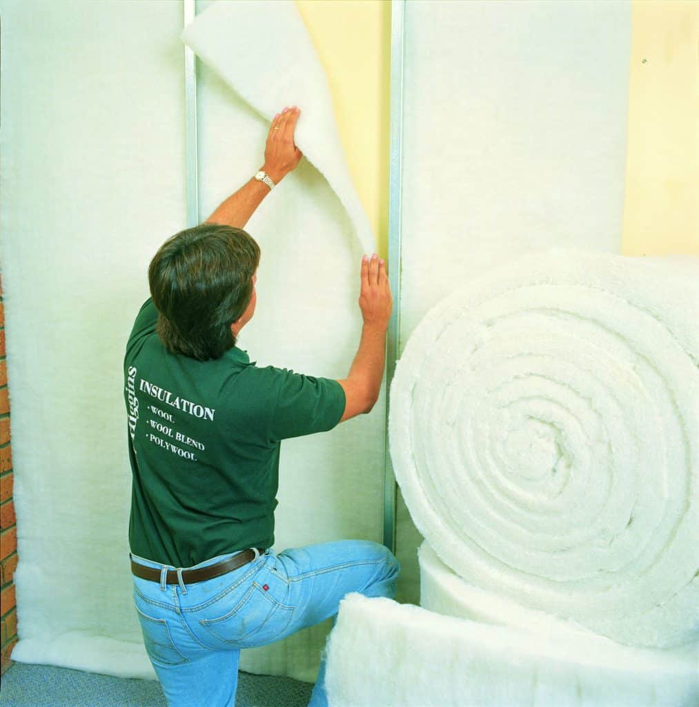 Acoustic ceiling insulation blanket