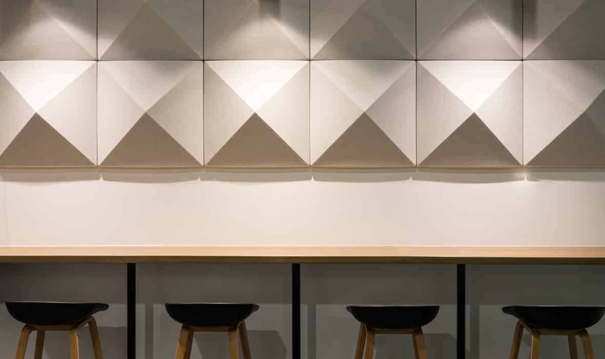 Autex Quietspace 3D Wall Tiles.